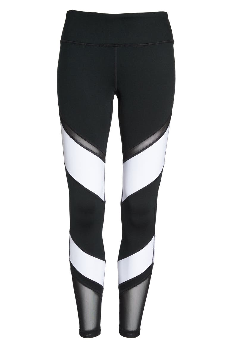 Epic Clean Block Ankle Leggings, Alternate, color, BLACK