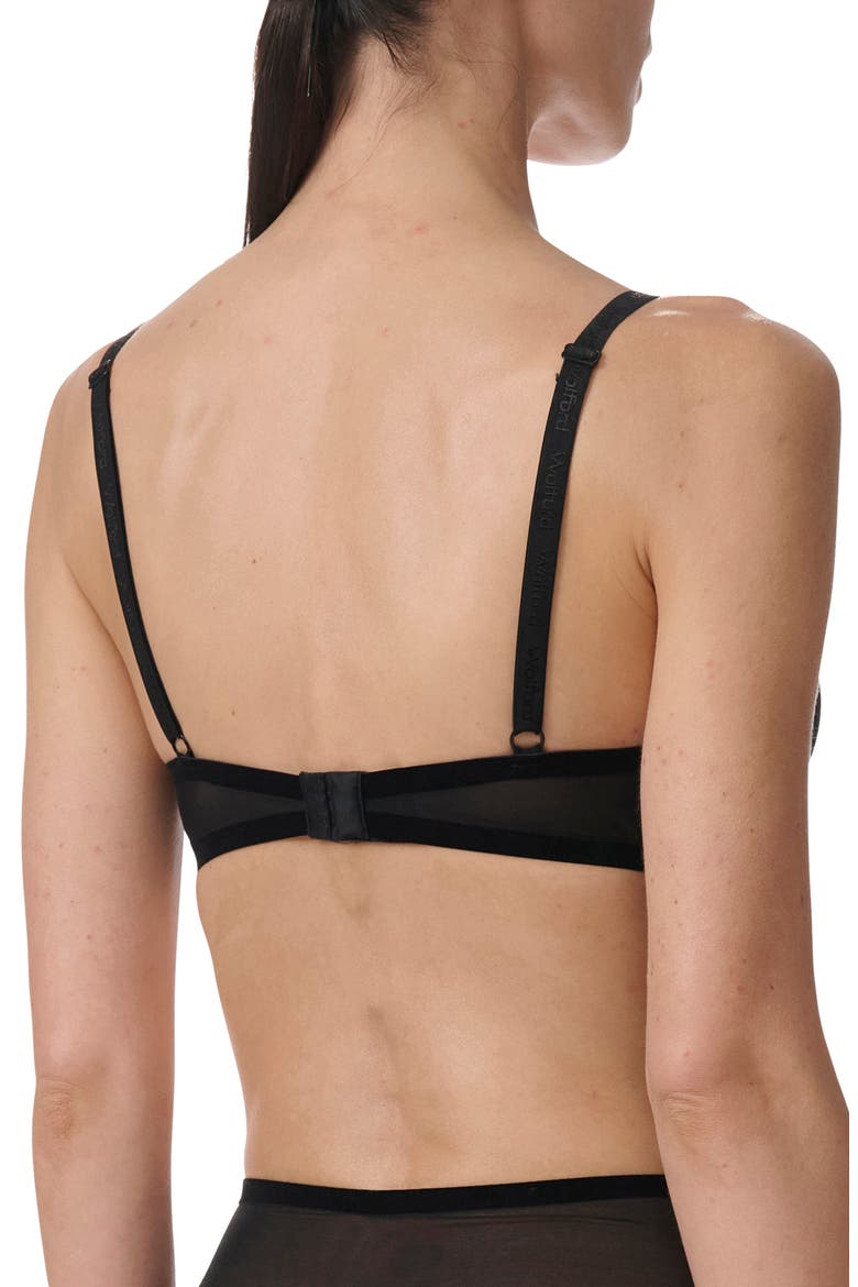 Underwire Push-Up Bra, Alternate, color, BLACK