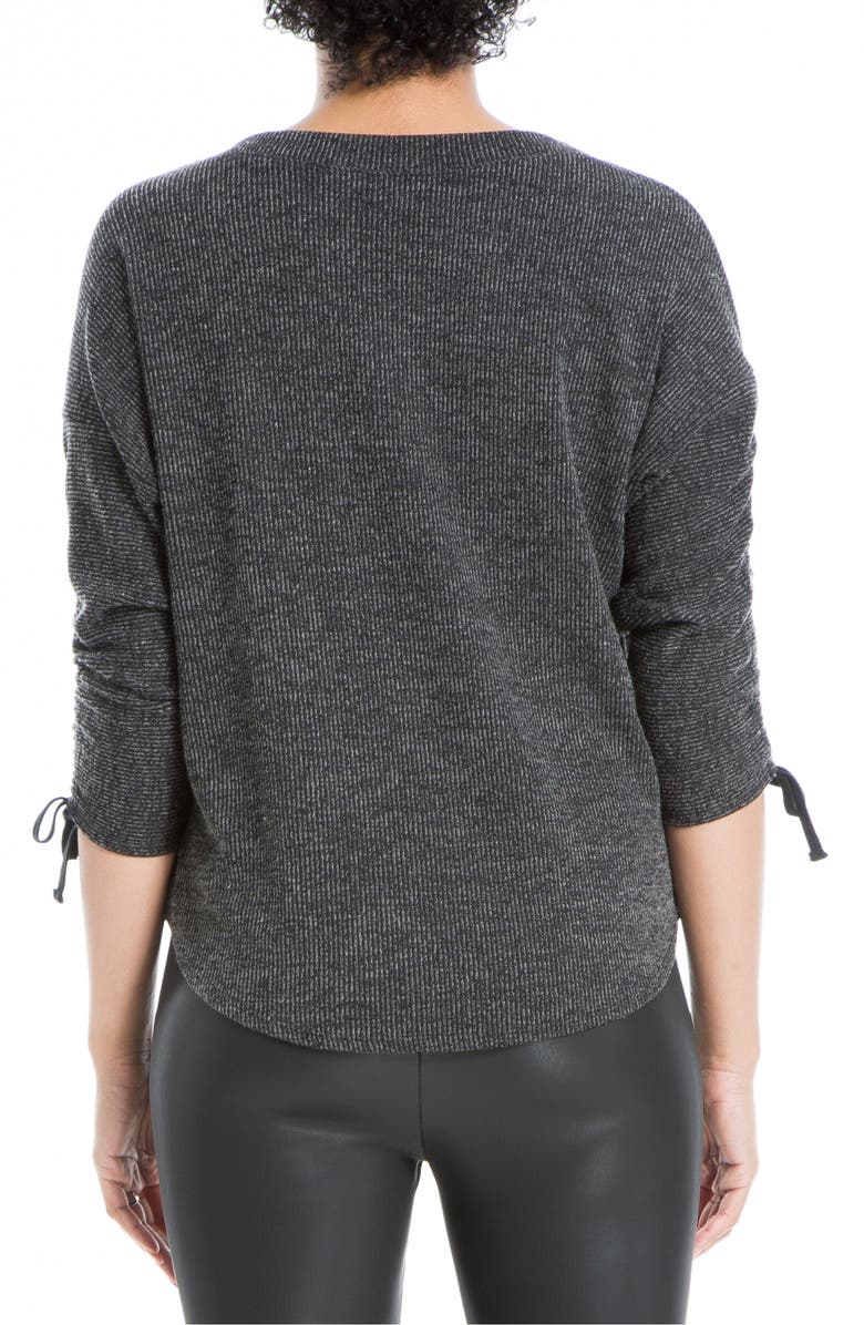 MAX STUDIO Ruched Sleeve Tunic Top, Alternate, color, 