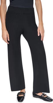 DKNY Logo Stripe Sweater Pants