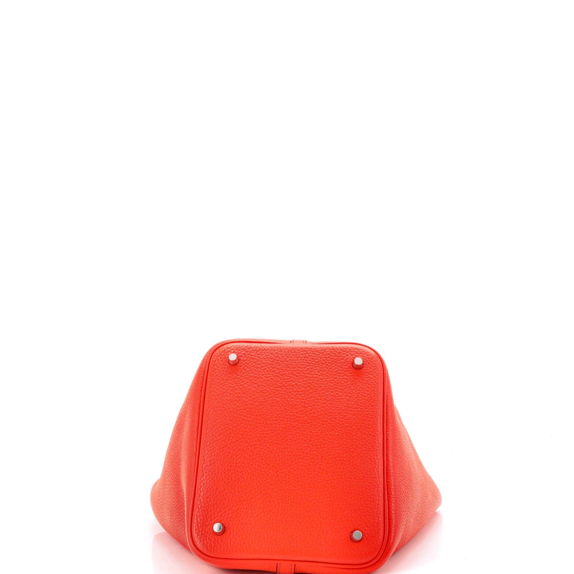 Pre-Owned Hermes Eclat Picotin Lock Bag Clemence MM, Alternate, color, Orange Poppy