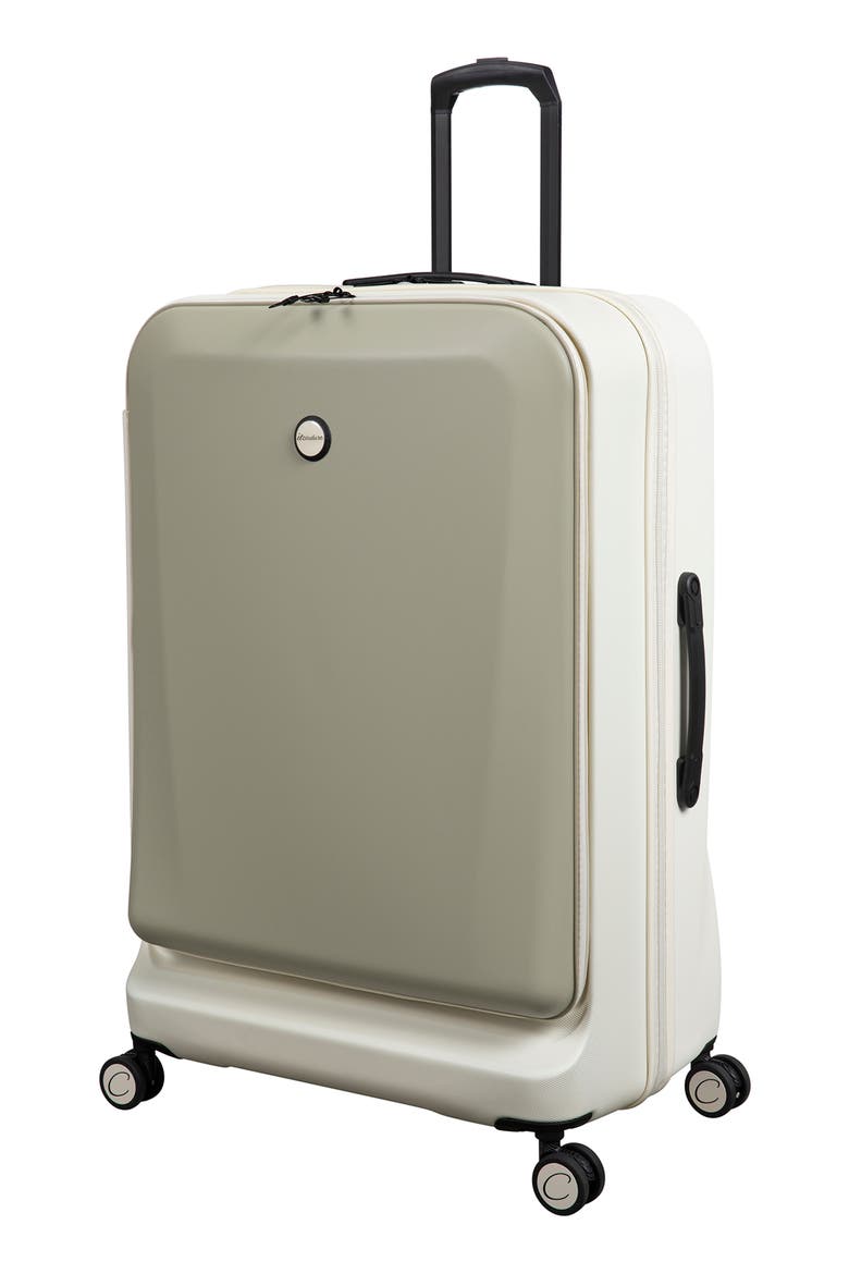 Luminita 31-Inch Hardshell Spinner Suitcase, Main, color, WHITE / EUCALYPTUS