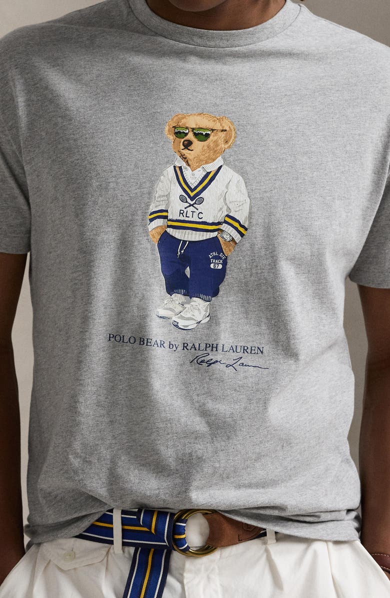 Polo Ralph Lauren Classic Fit Polo Bear Cotton Graphic T-Shirt, Alternate, color, 