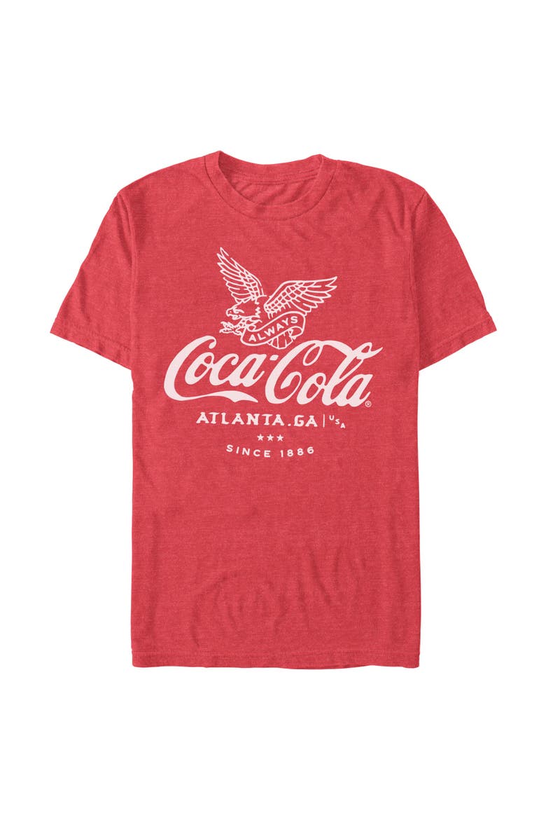 Men's Coca Cola Always Since 1886  Graphic T-Shirt, Main, color, Red Heather