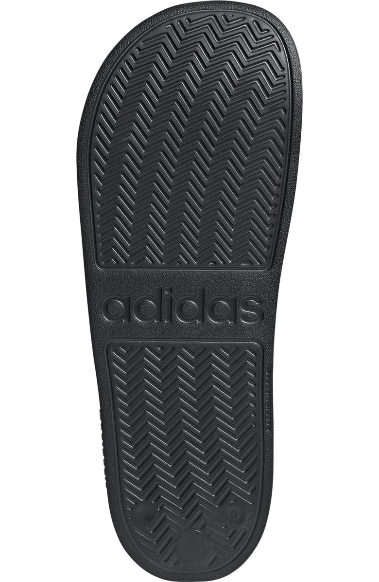 adidas Adilette Shower Slide, Alternate, color, Core Black/ White/ Core Black