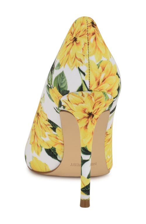 Nine West Fresh Pointed Toe Pump In Yellow
