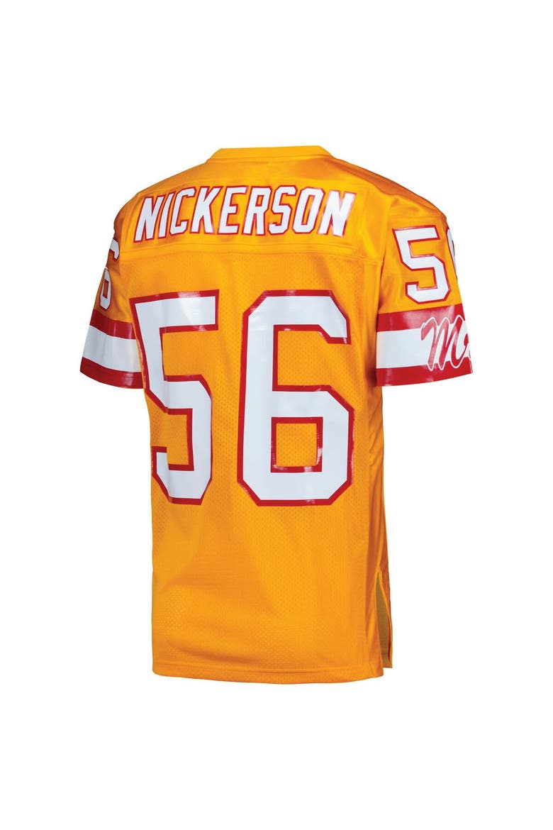 Men's Mitchell & Ness Hardy Nickerson Orange Tampa Bay Buccaneers 1993 Authentic Throwback Retired Player Jersey, Alternate, color, Orange