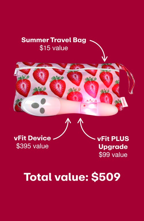 Joylux Vfit Plus Red Light Intimate Wellness Device Power Move Set $509 Value In Transparent