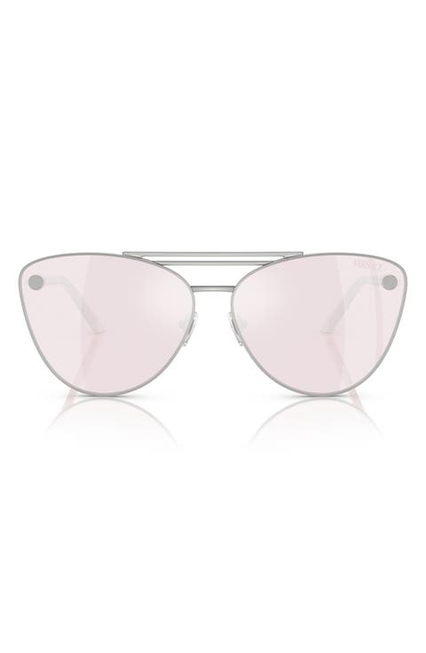 64mm Oversize Cat Eye Sunglasses