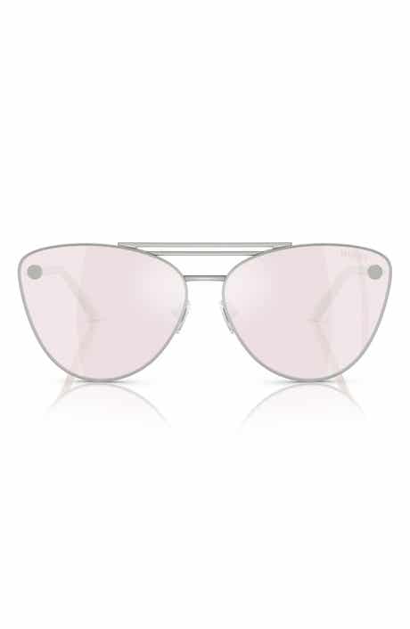 Versace 64mm Oversize Cat Eye Sunglasses