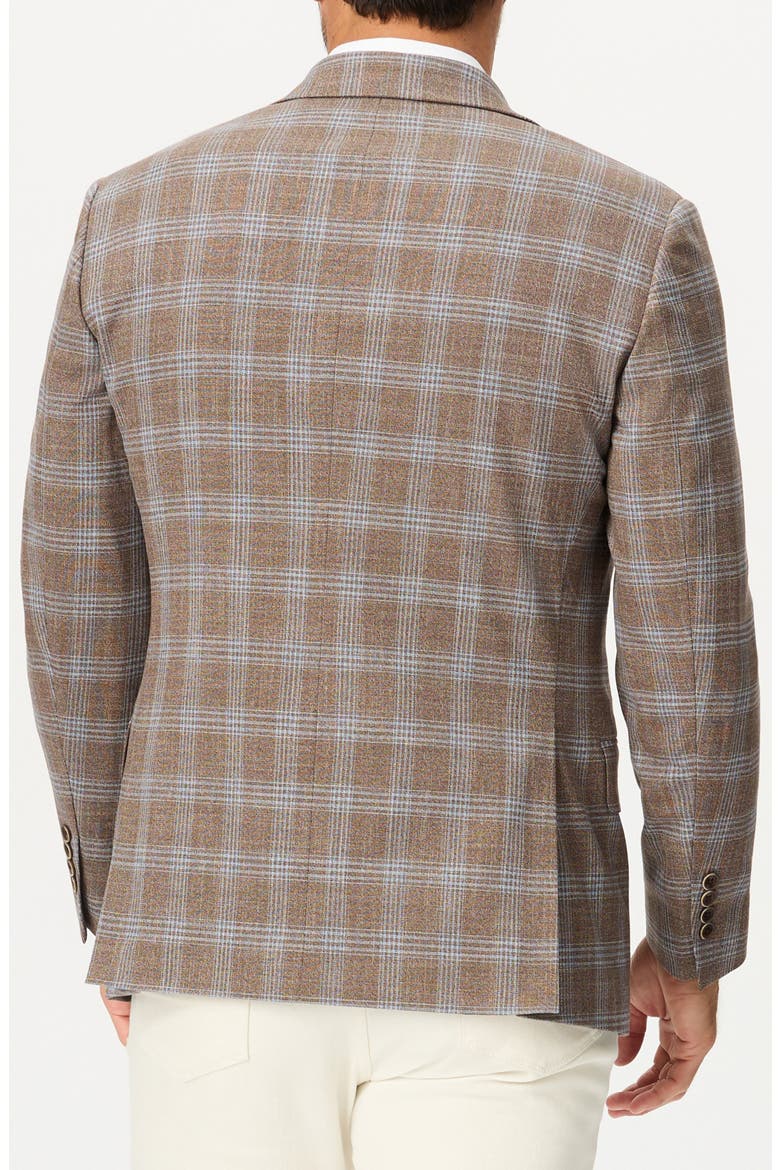 Plaid Sport Coat, Alternate, color, BROWN
