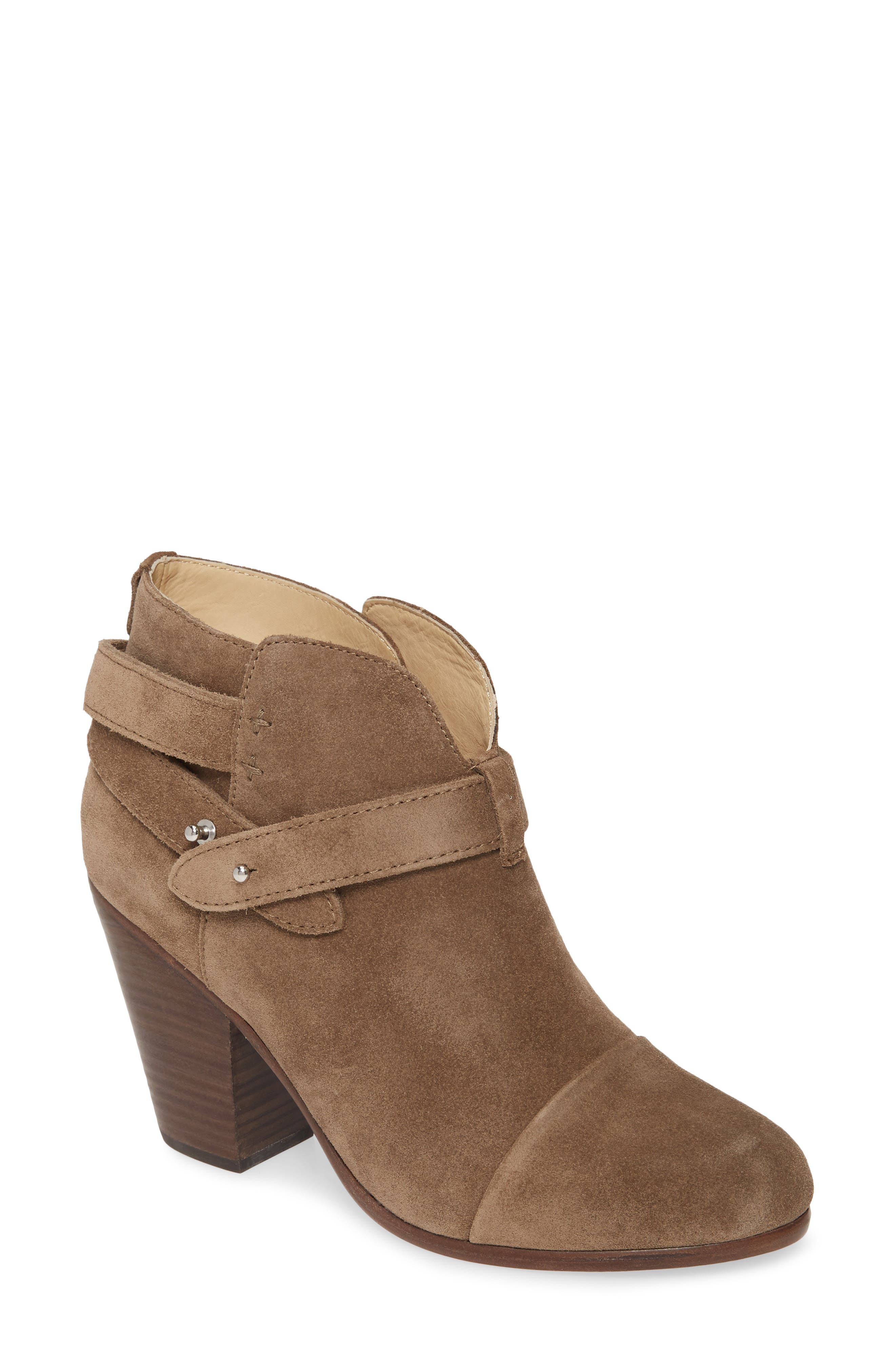 Harrow Leather Boot, Main, color, TAUPE SUEDE
