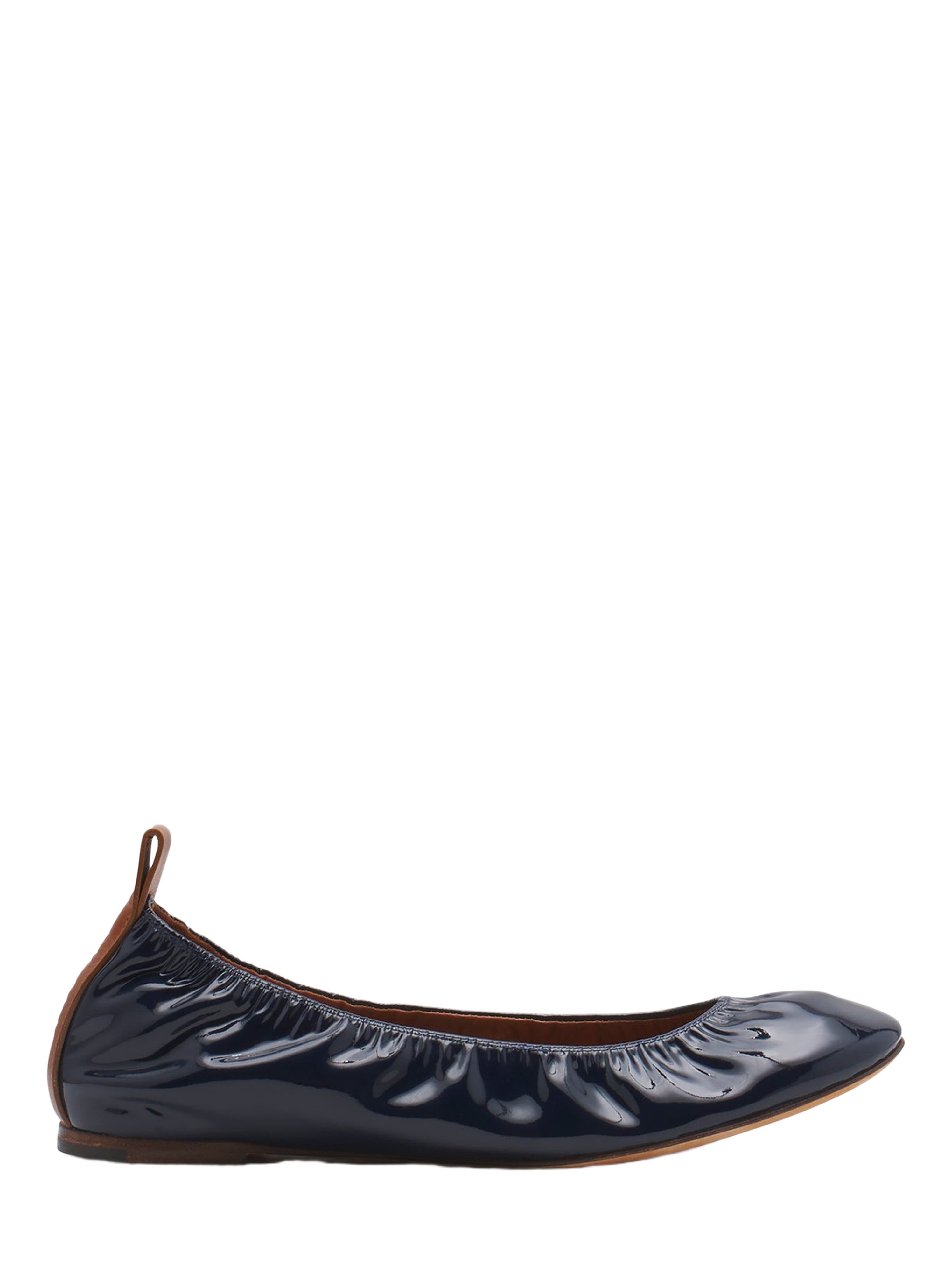 Lanvin The Ballerina Flat In Patent Leather, Main, color, 