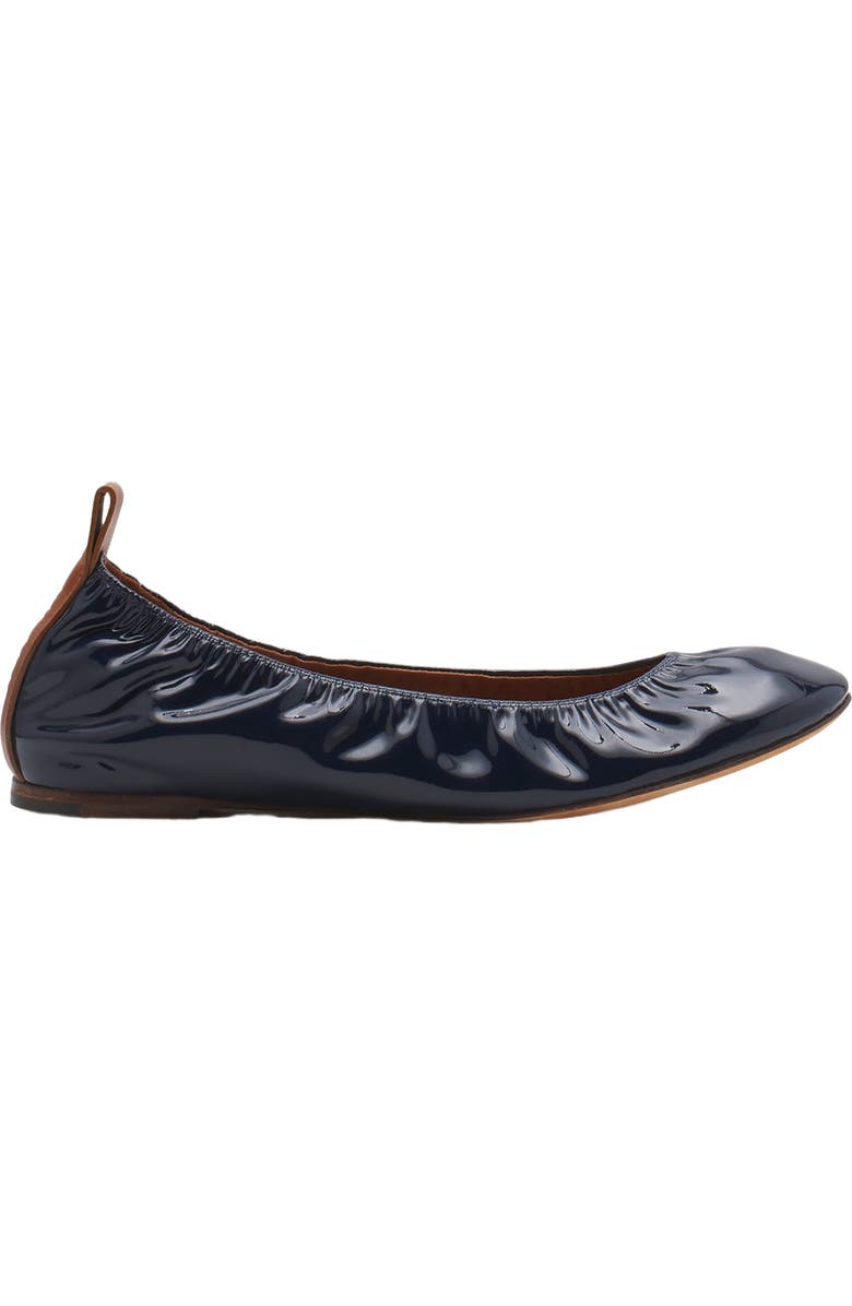 Lanvin The Ballerina Flat In Patent Leather, Main, color,