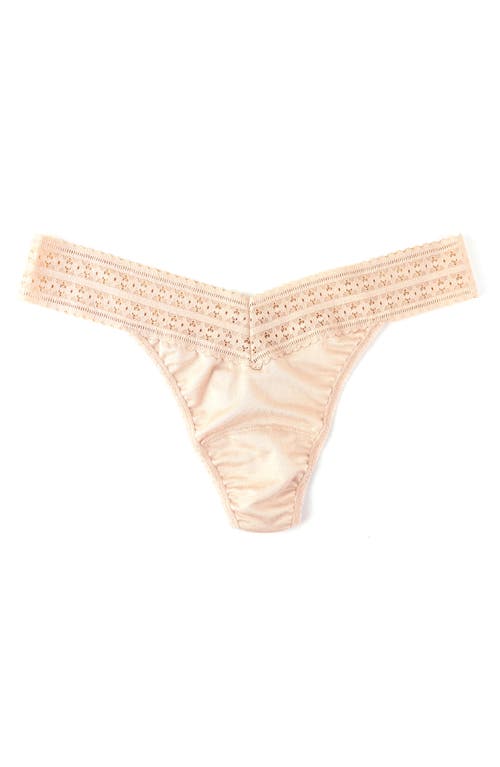 Hanky Panky Original Rise Lace Trim Thong