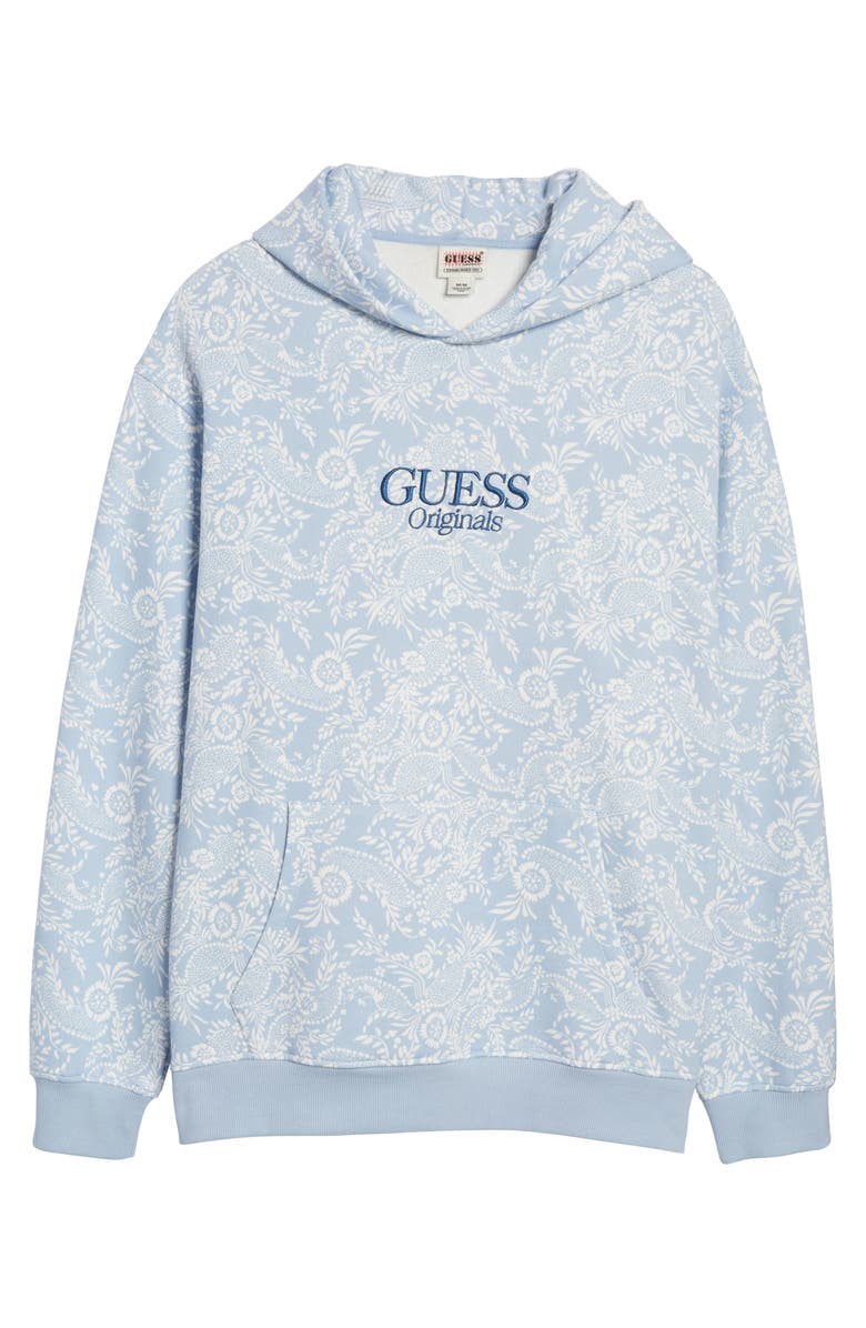 GUESS ORIGINALS Jensen Paisley Print Hoodie, Alternate, color, 