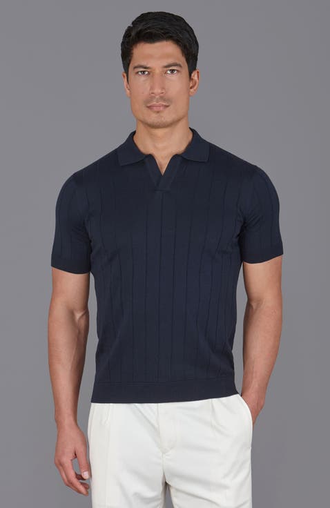 Cotton Selection Buttonless Polo Shirt