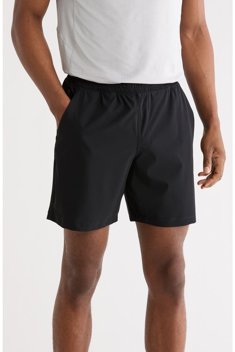 Warp Agility 7-Inch Shorts, Main, color, BLACK
