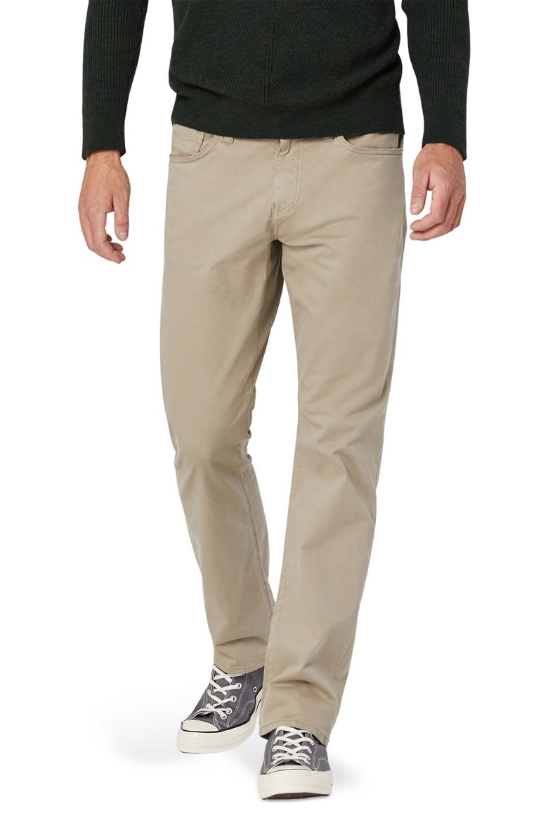Matt Relaxed Straight Leg Twill Pants, Main, color, BAMBOO TWILL