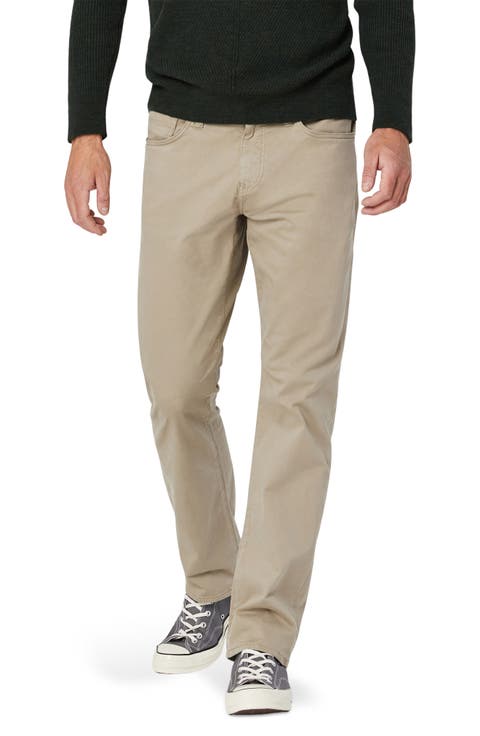 Matt Relaxed Straight Leg Twill Pants