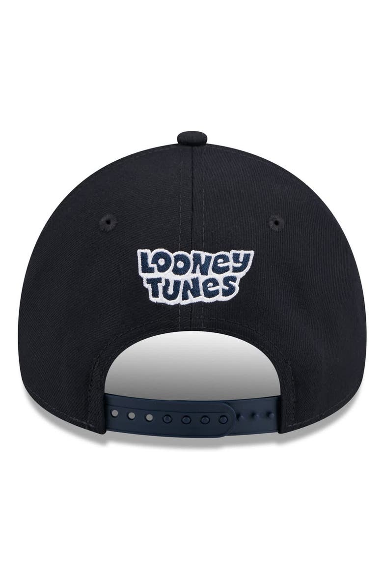 New Era Youth New Era Navy Seattle Mariners Looney Tunes A-Frame 9FORTY Adjustable Hat, Alternate, color, Navy