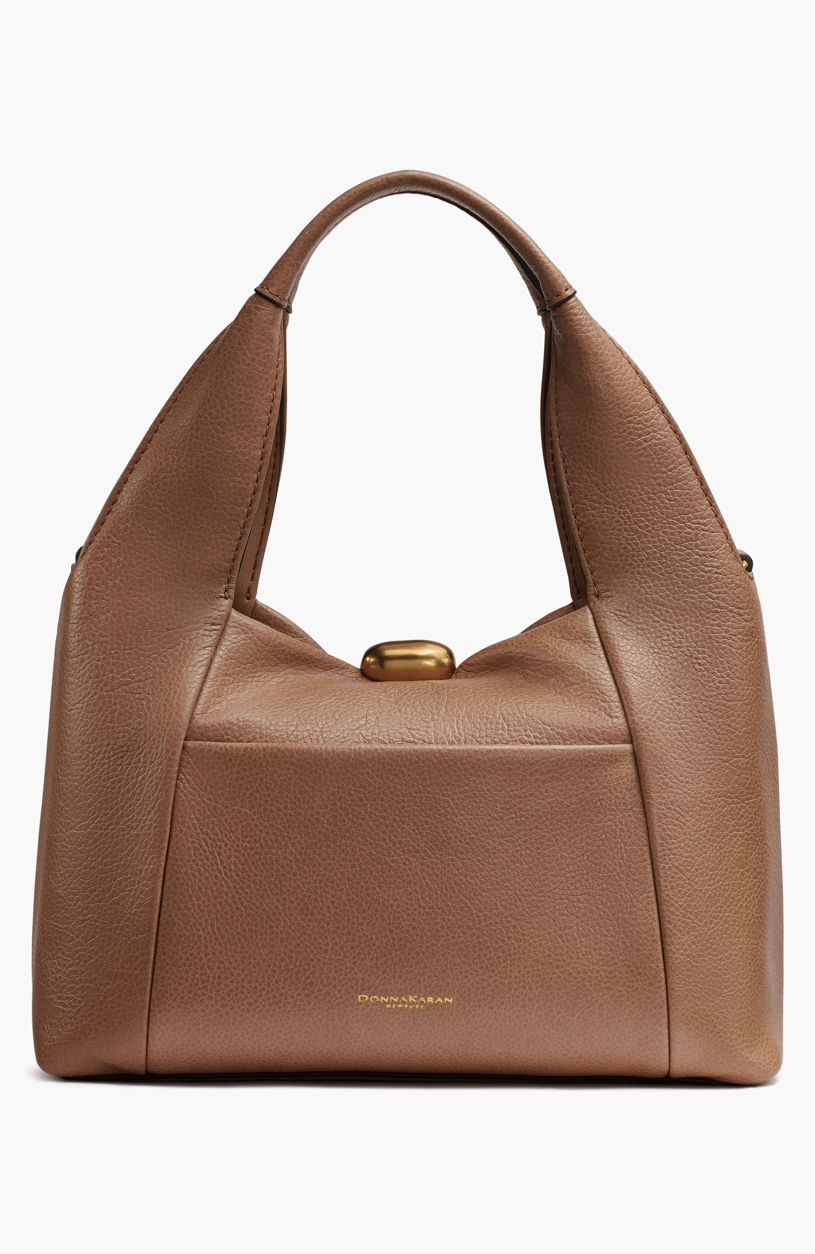 Donna Karan New York Organza Crossbody, Alternate, color, Toasted Almond