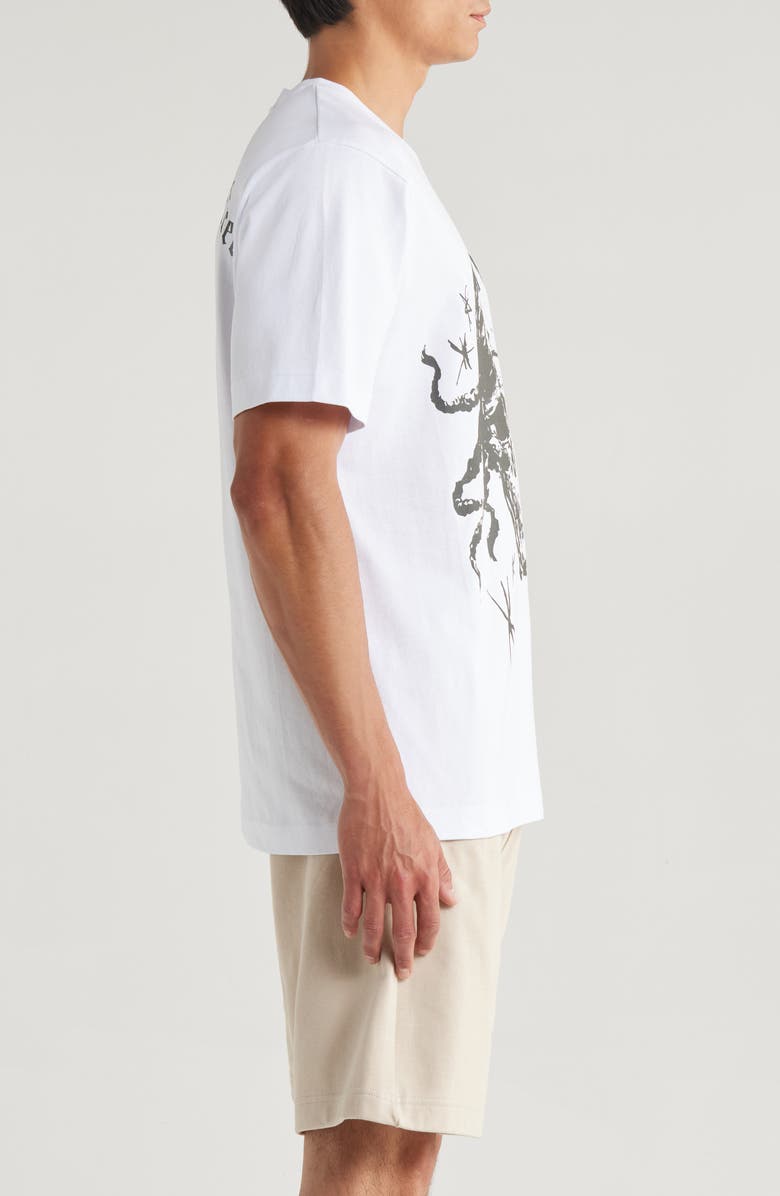 OVERNIGHT ANGELS CREW Skull Funk Organic Cotton Graphic T-Shirt, Alternate, color, 