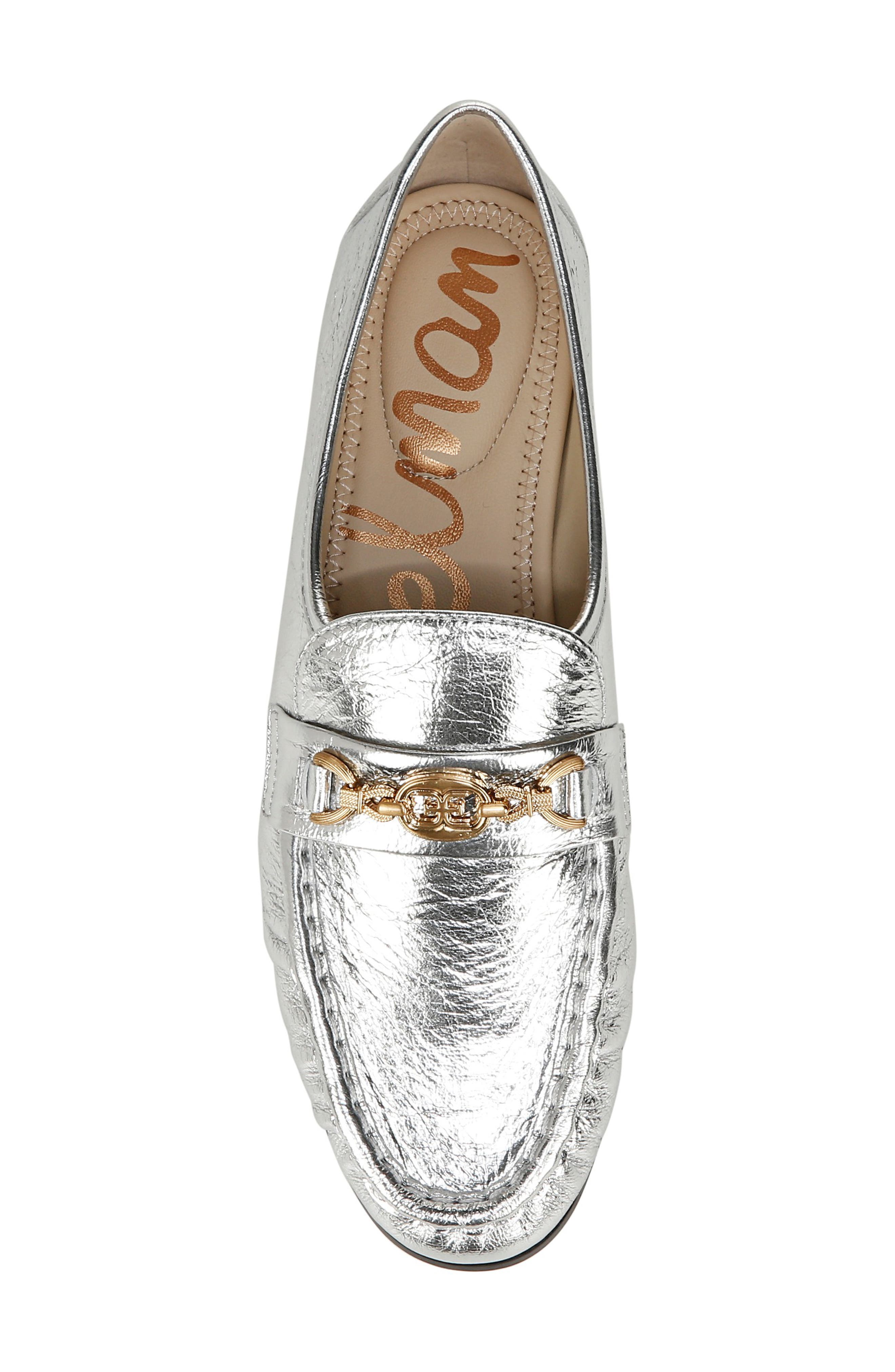 Lucca Loafer, Alternate, color, SOFT SILVER