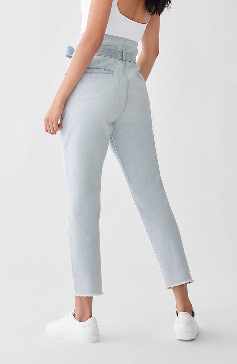 DL1961 Susie Paperbag Waist Tapered Pants, Alternate, color, Hazen