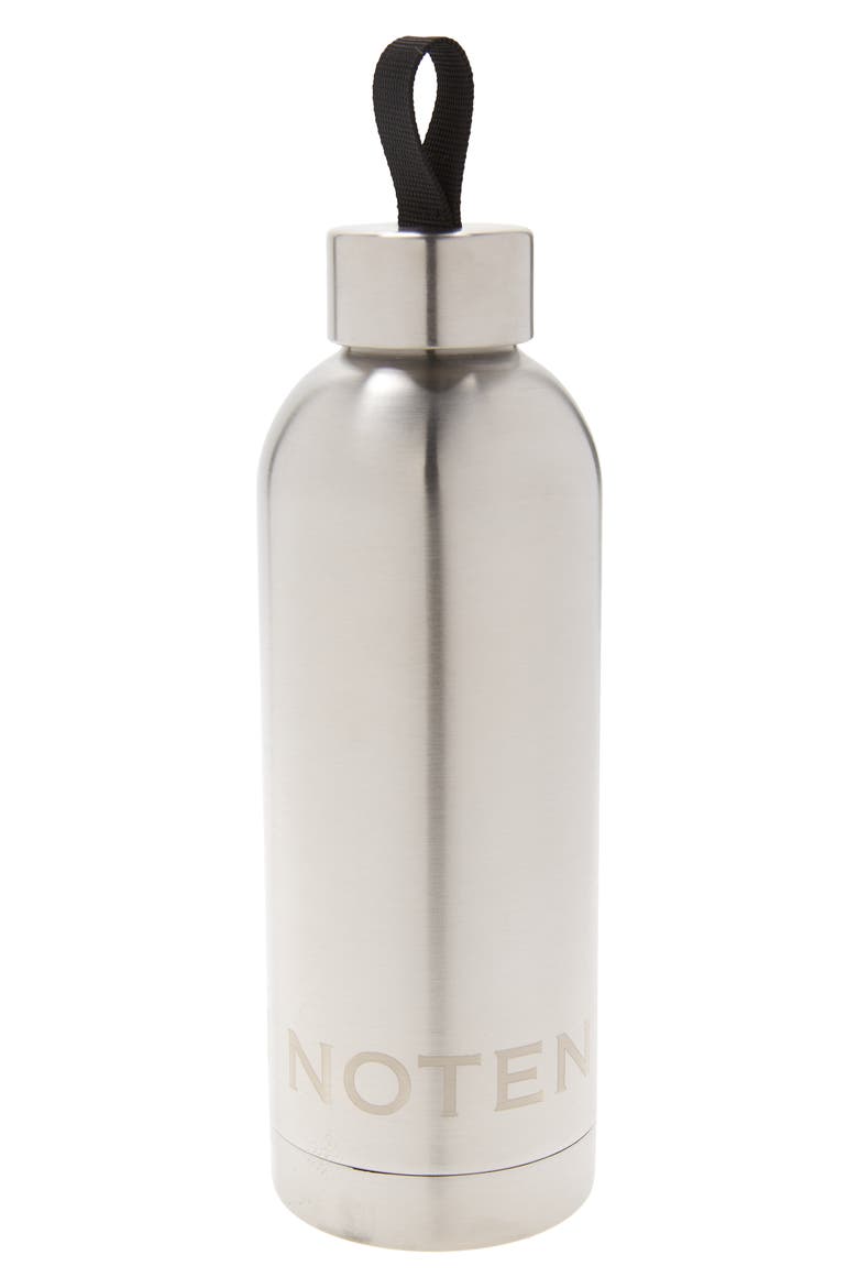 Logo Stainless Steel Water Bottle, Alternate, color, SILVER
