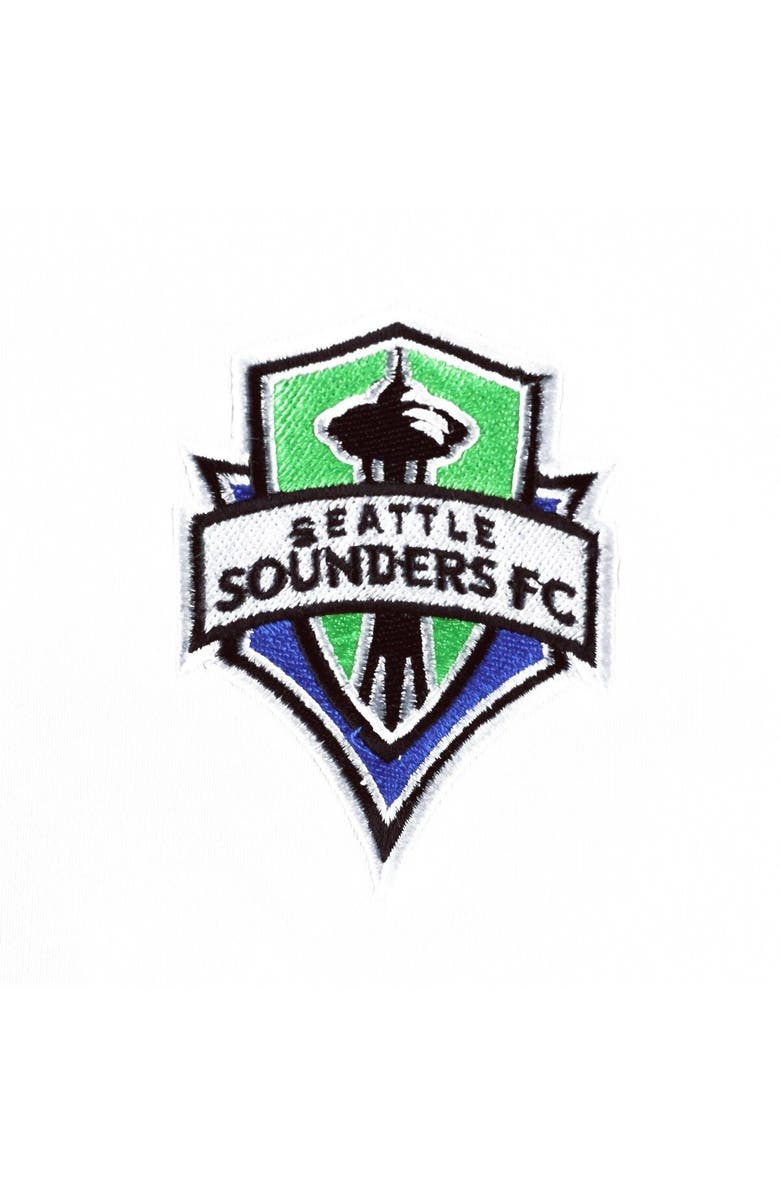 GRUNGY GENTLEMAN Men's Blue Seattle Sounders FC Logo Pullover Sweatshirt, Alternate, color, Blue