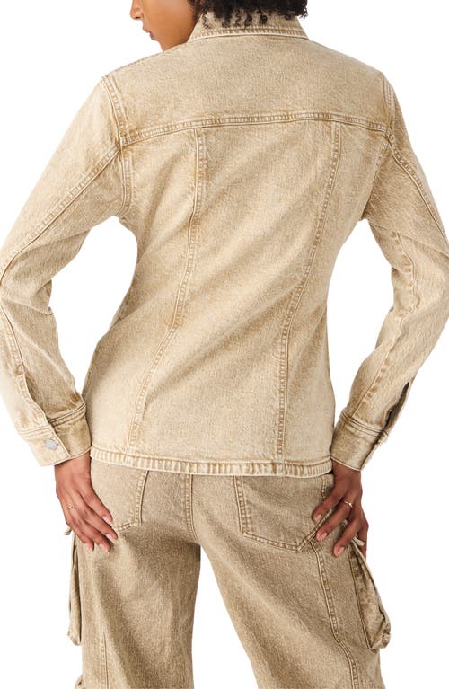 Steve Madden Parc Denim Jacket In Brown