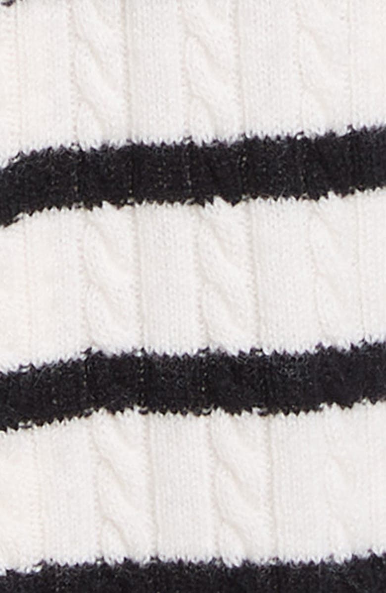 Veronica Beard Bunny Hooded Merino Wool & Cashmere Dickey, Alternate, color, 