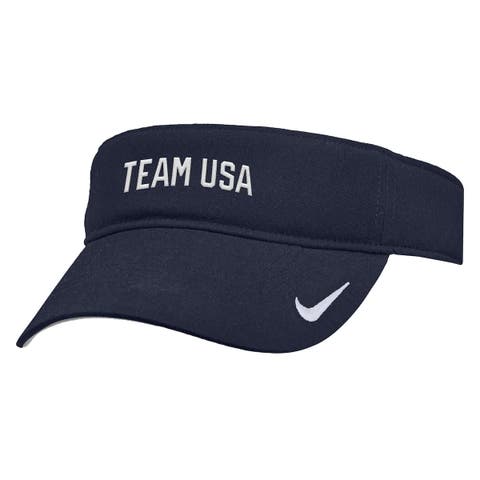 Men's Nike Navy Team USA Ace Performance Adjustable Visor