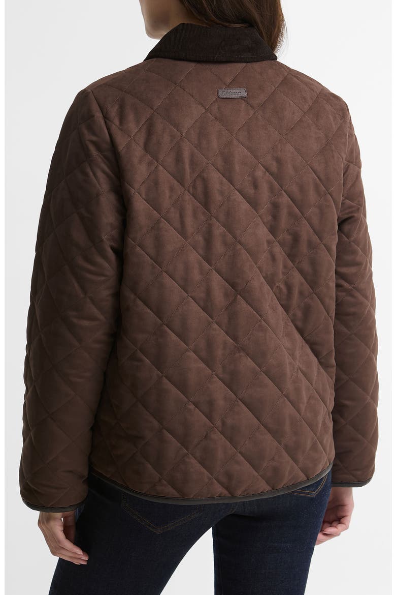 Sonya Quilted Jacket, Alternate, color, DK BROWN/ MUTED