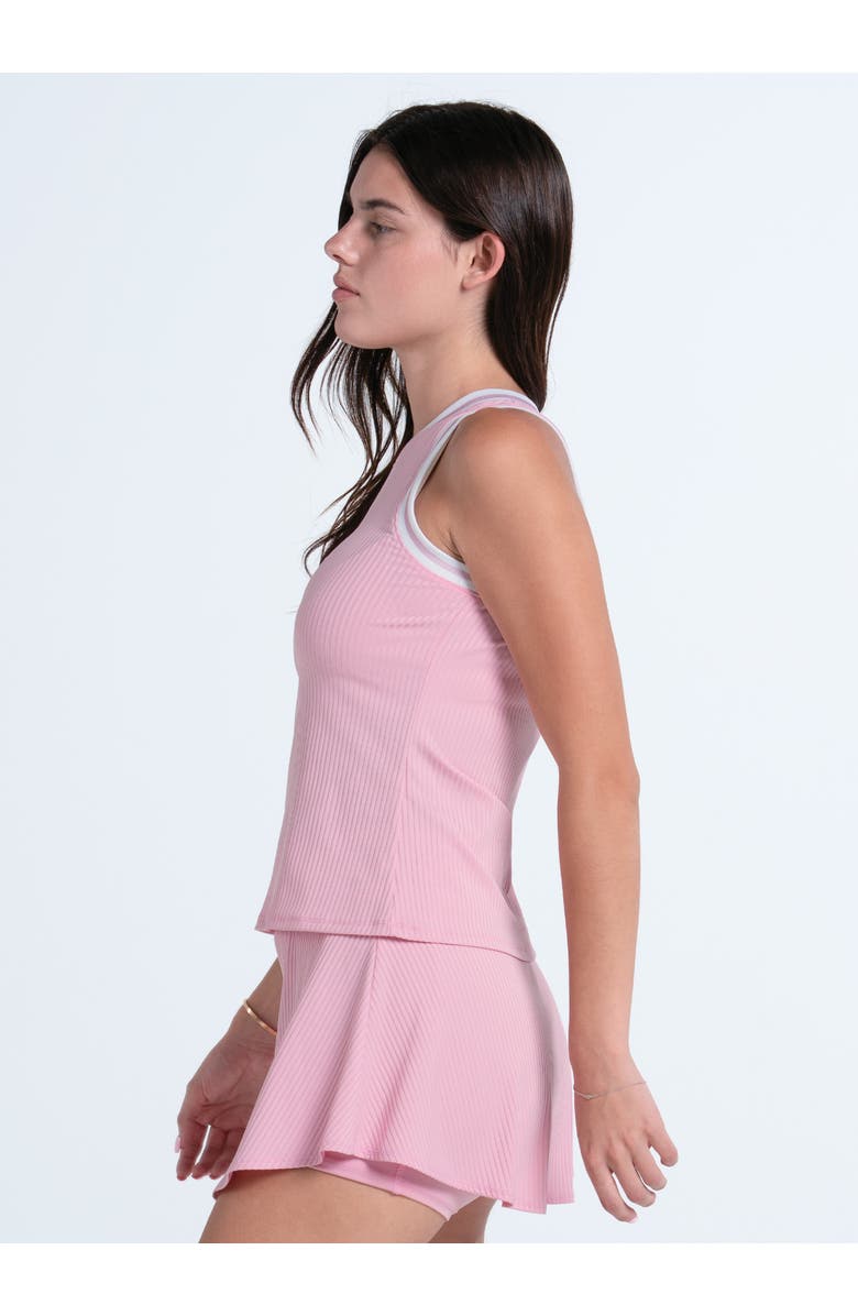 Lucky in Love Paris Weave Tank, Alternate, color, Paris Pink