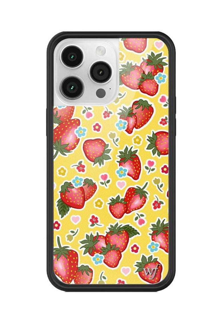 Sweet Berries iPhone Case, Alternate, color, Yellow