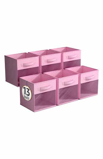 Set of 6 Collapsible Storage Bins