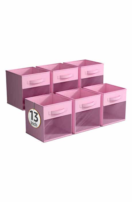 SORBUS Set of 6 Collapsible Storage Bins