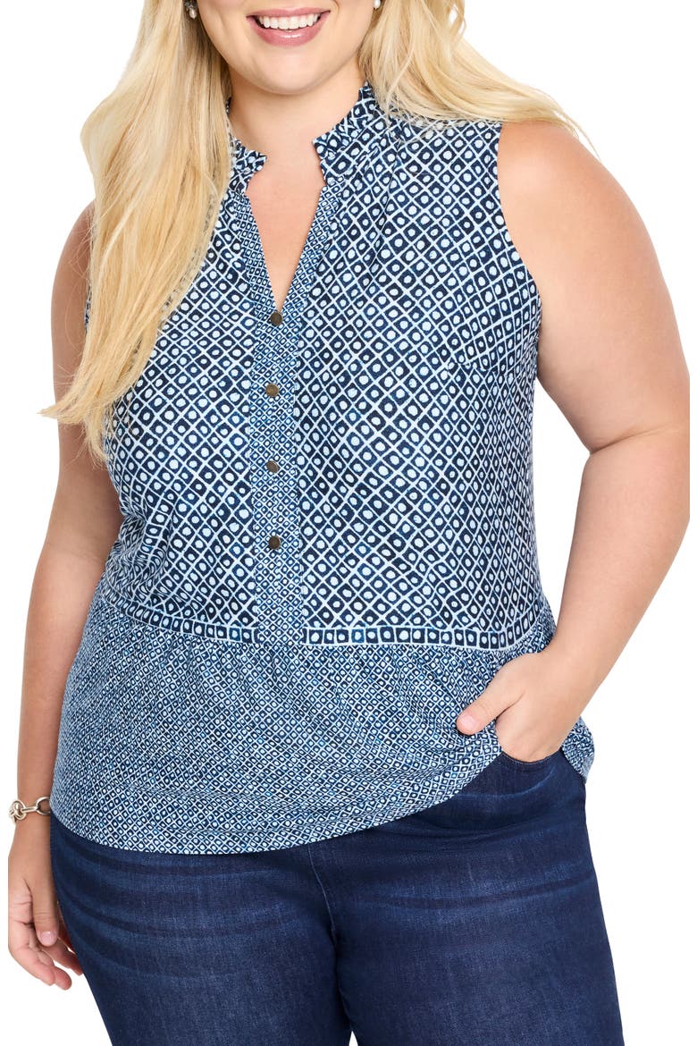 Coastal Geo Tank, Main, color, BLUE MULTI