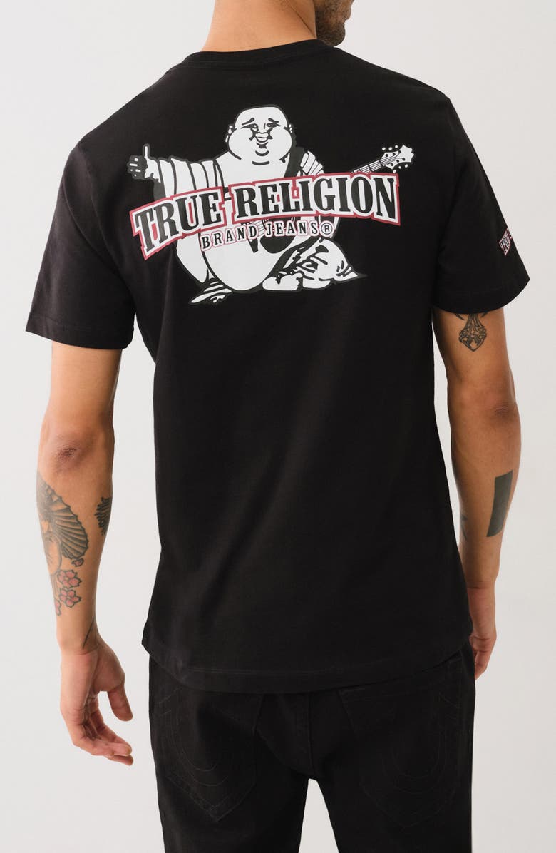 True Religion Tri Arch Logo Cotton Graphic T-Shirt, Alternate, color, 