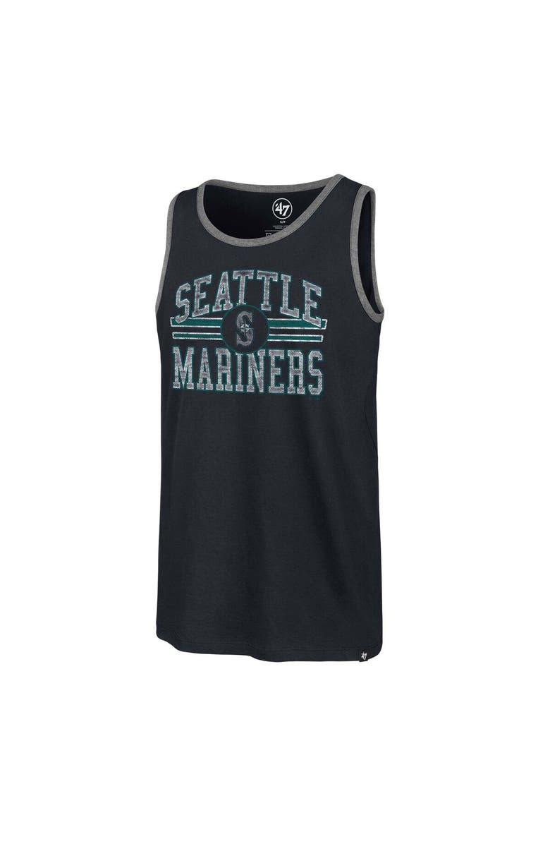 '47 Men's '47 Navy Seattle Mariners Winger Franklin Tank Top, Alternate, color, 