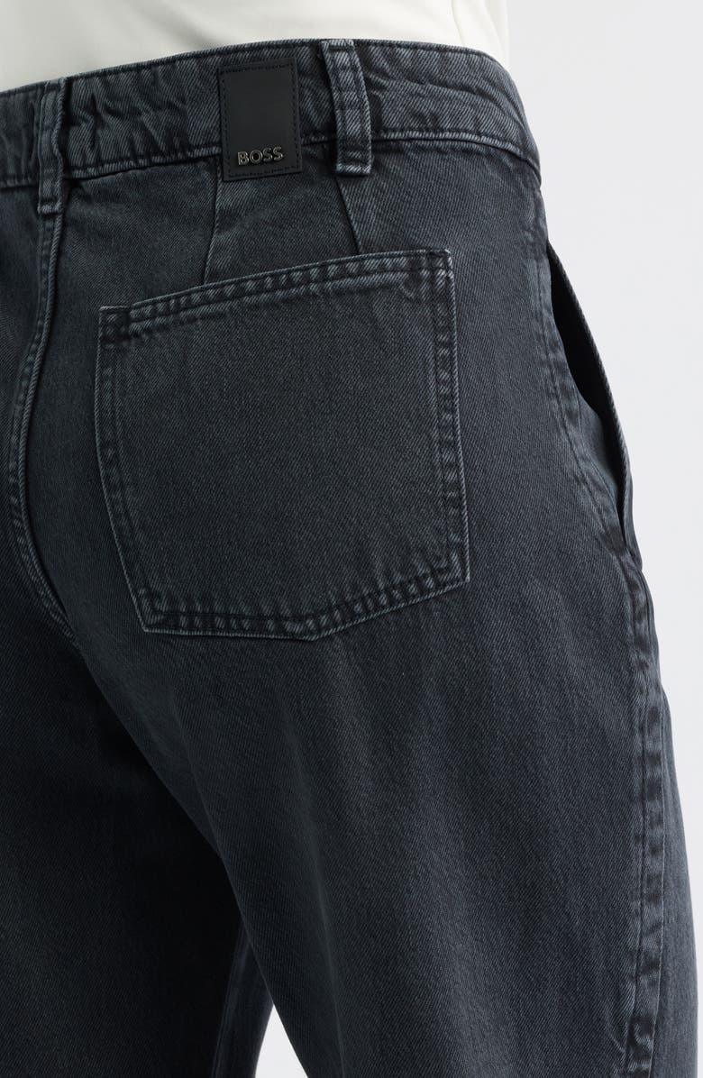 BOSS Daelya Straight Leg Jeans, Alternate, color, Dark Grey