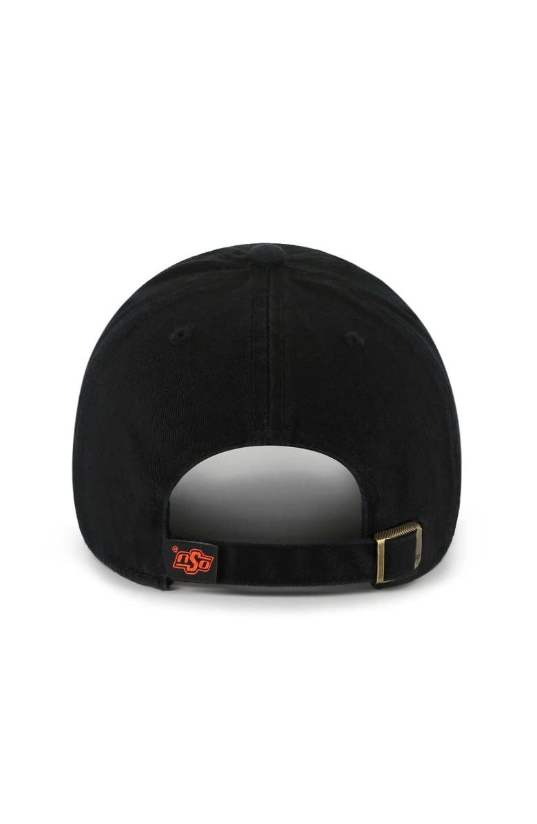 '47 Men's '47 Black Oklahoma State Cowboys Clean Up Adjustable Hat, Alternate, color, Black