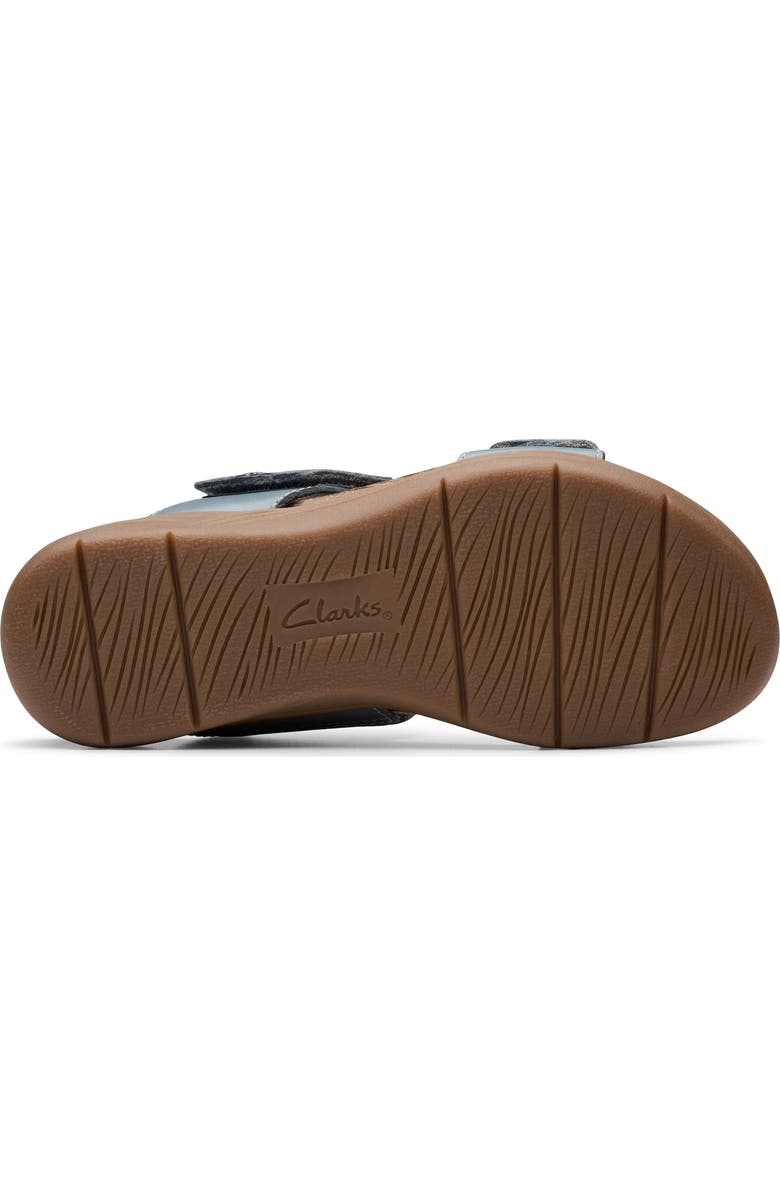 Clarks<sup>®</sup> April Raelyn Slide Sandal, Alternate, color, Blue Grey Lea