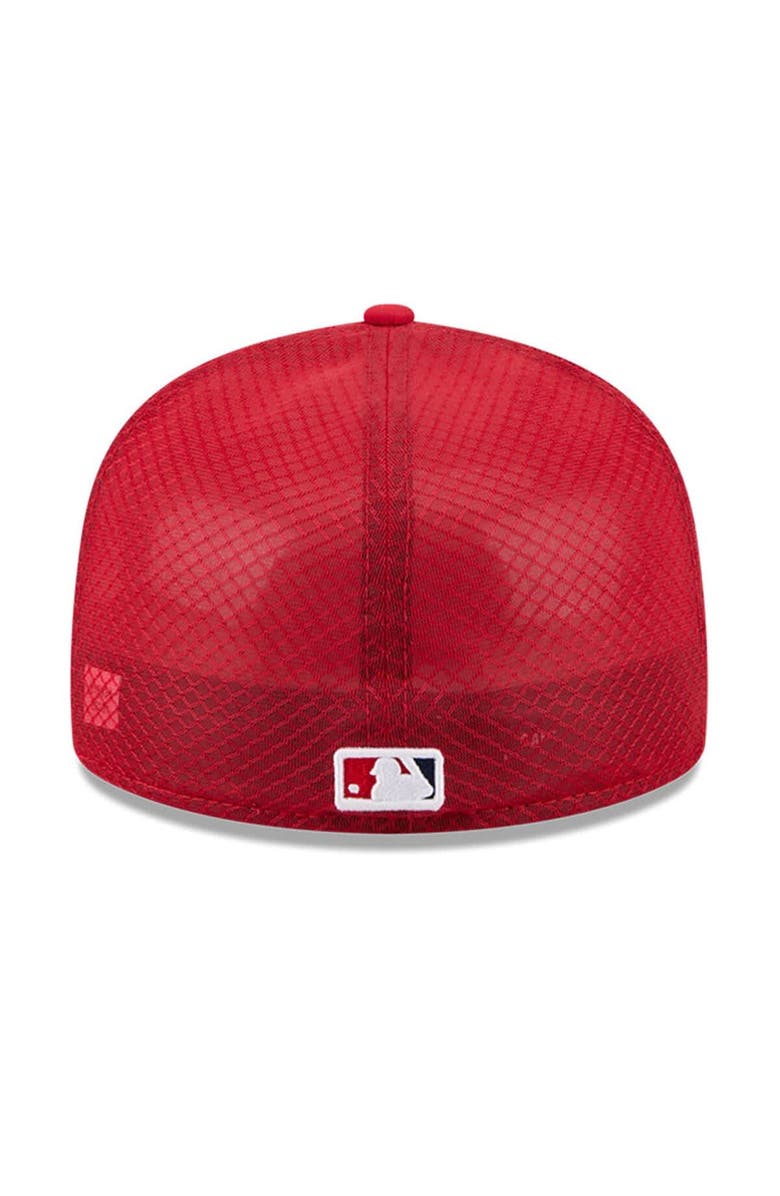 New Era Men's New Era Red Los Angeles Angels 2026 Batting Practice 59FIFTY Fitted Hat, Alternate, color, Red