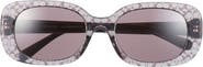 COACH 54mm Oval Sunglasses