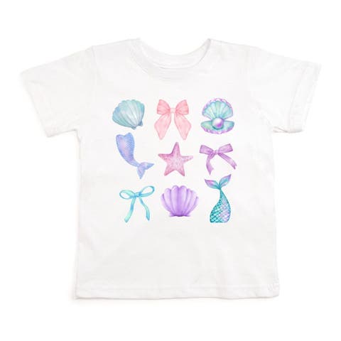 Mermaid Cutie Short Sleeve T-Shirt (Baby, Toddler, Little Kid & Big Kid)