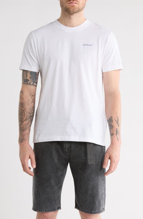 Arrow Logo Cotton Graphic T-Shirt