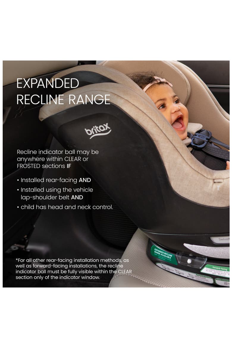 Galaxy360™ Slim Rotating Convertible Car Seat With SwivelSmooth™, Alternate, color, RAVEN BLACK